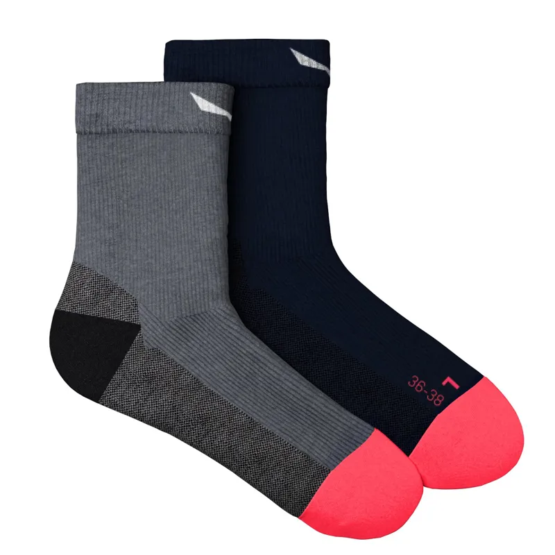 Salewa Mountain Trainer Merino 1/4 Socks Womens in Grey
