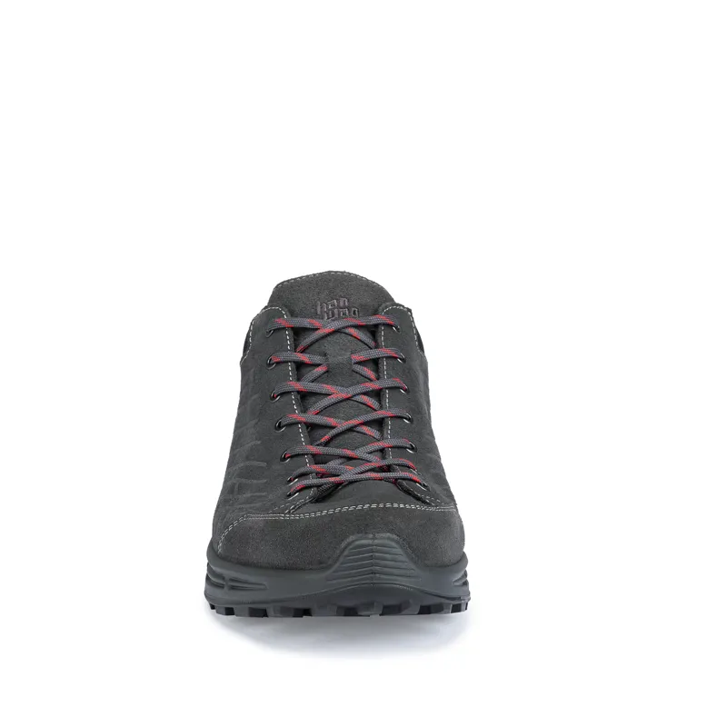 Hanwag Coastrock Low ES Mens in Asphalt/Red-3