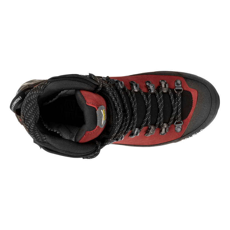 Salewa Ortles Ascent Mid GTX Boot Womens in Red Syrah/Black-2