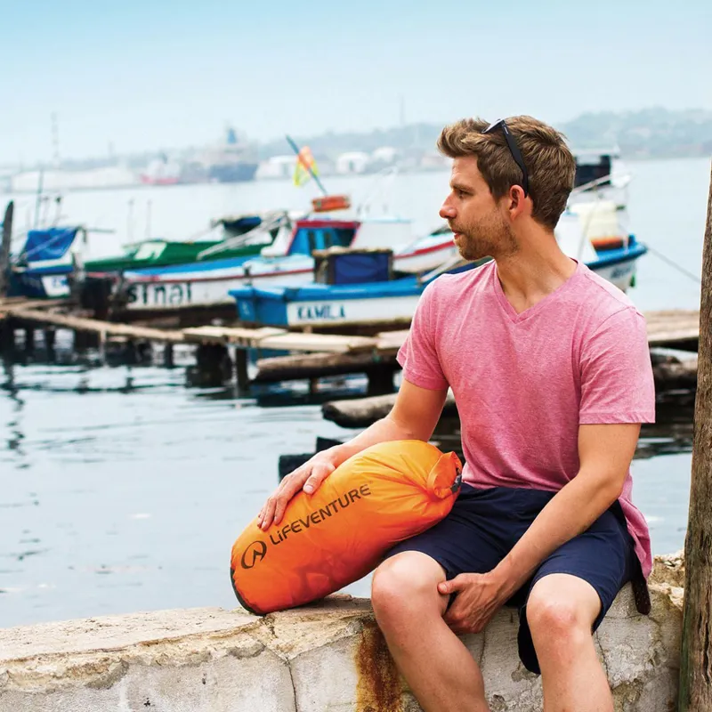 Lifeventure Ultralight Drybag 15L in Orange-1