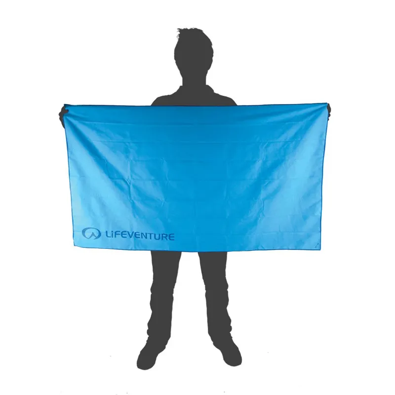 Lifeventure SoftFibre Recycled Towel in Blue Size X-Large-2