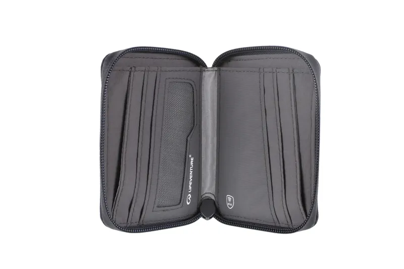 Lifeventure RFiD Bi-Fold Wallet Recycled in Grey-2