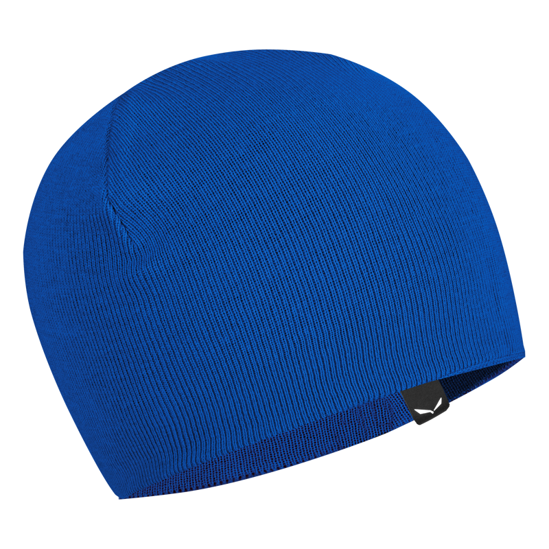 Salewa Pure Reversible Merino Beanie in Navy Blazer-1