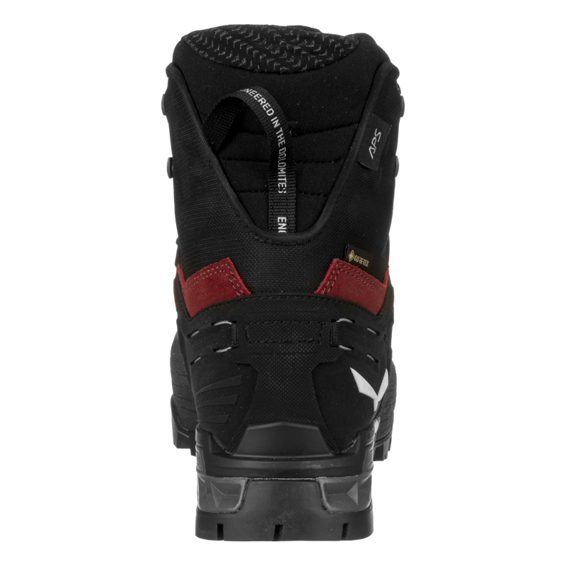 Salewa Ortles Ascent Mid GTX Boot Womens in Red Syrah/Black-1