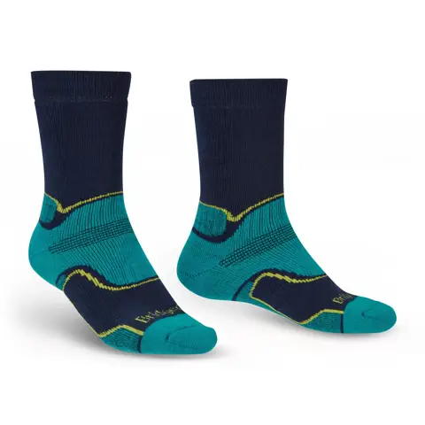 Calcetines Técnicos Bridgedale Hike MW Merino - Para Senderismo Y Montaña, Unisex Adulto, Color Gris