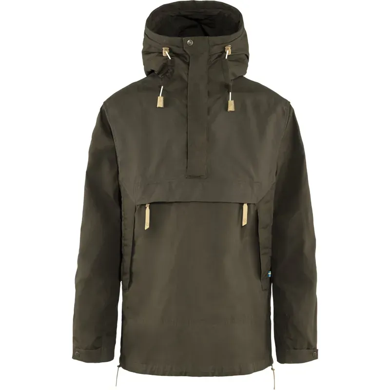 Fjallraven No. 8 Anorak Mens in Dark Olive