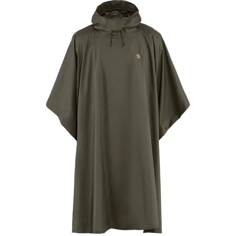 Fjallraven Poncho Unisex in Dark Olive