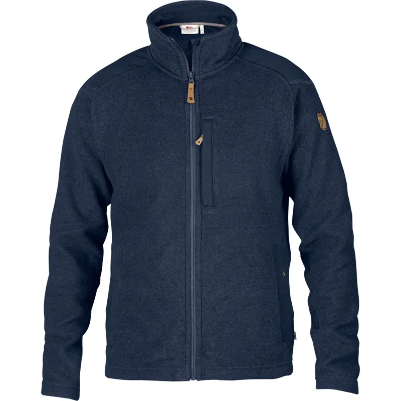 Fjallraven Buck Fleece Mens in Dark Navy