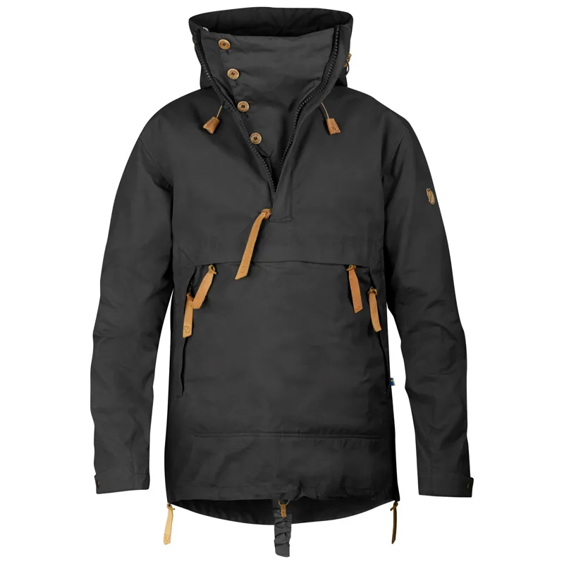 Fjallraven No. 8 Anorak Mens in Black