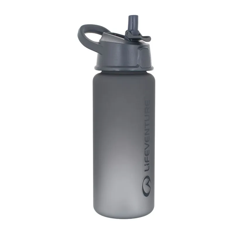 Lifeventure Tritan Flip Top Bottle 750ml in Grey
