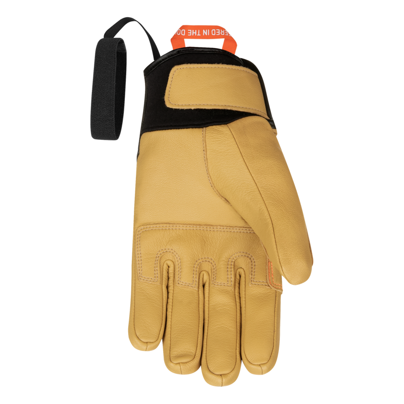 Salewa Ortles Merino Leather Gloves Mens in Black Out - XLarge-1