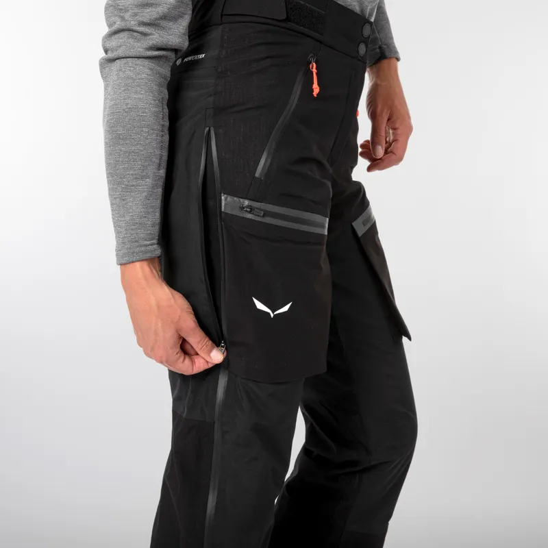 Salewa Sella 2l Ptx/Twr Trousers Womens in Black Out size 10-5