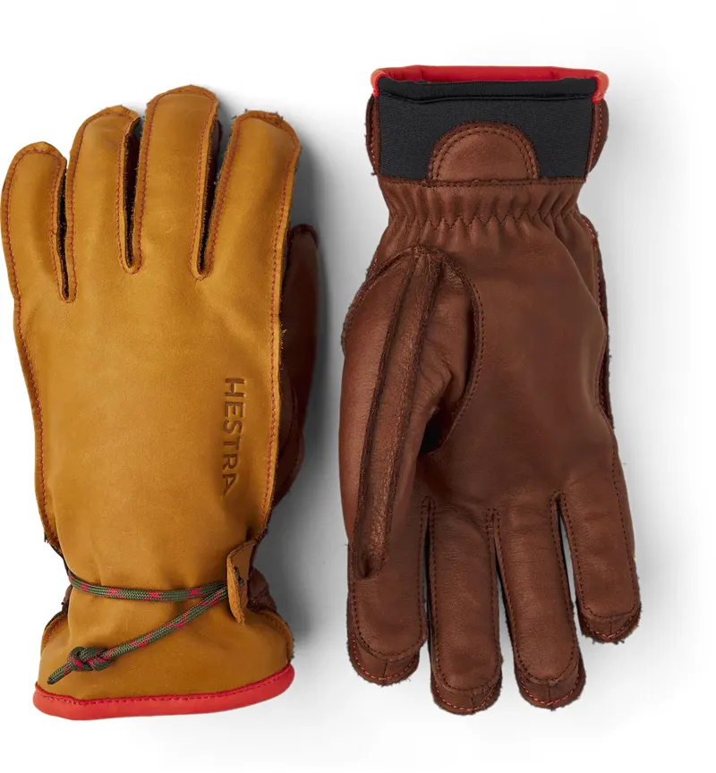 Hestra Wakayama 5 Finger Glove in Cork/Brown