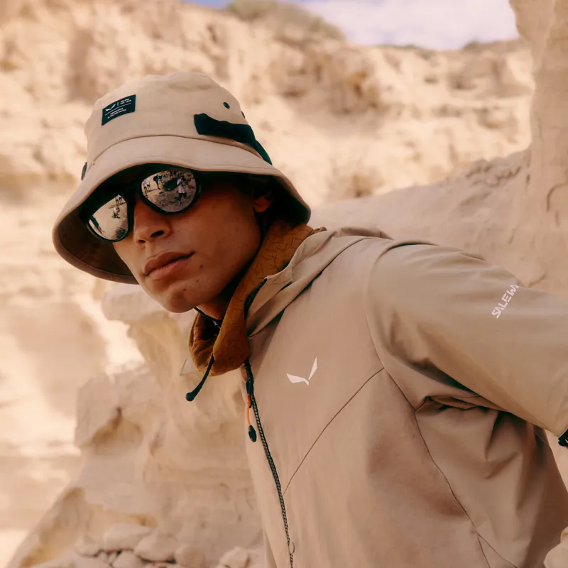 Salewa Puez Hemp Brimmed Hat in Quicksand-2