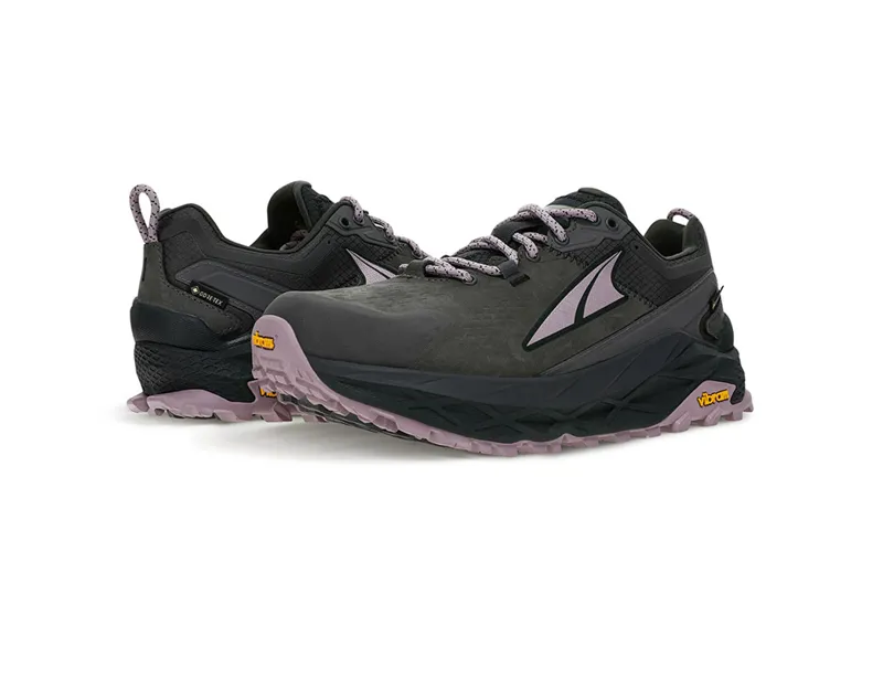Altra Olympus 5 Hike Low GTX Womens in Gray/Black-4