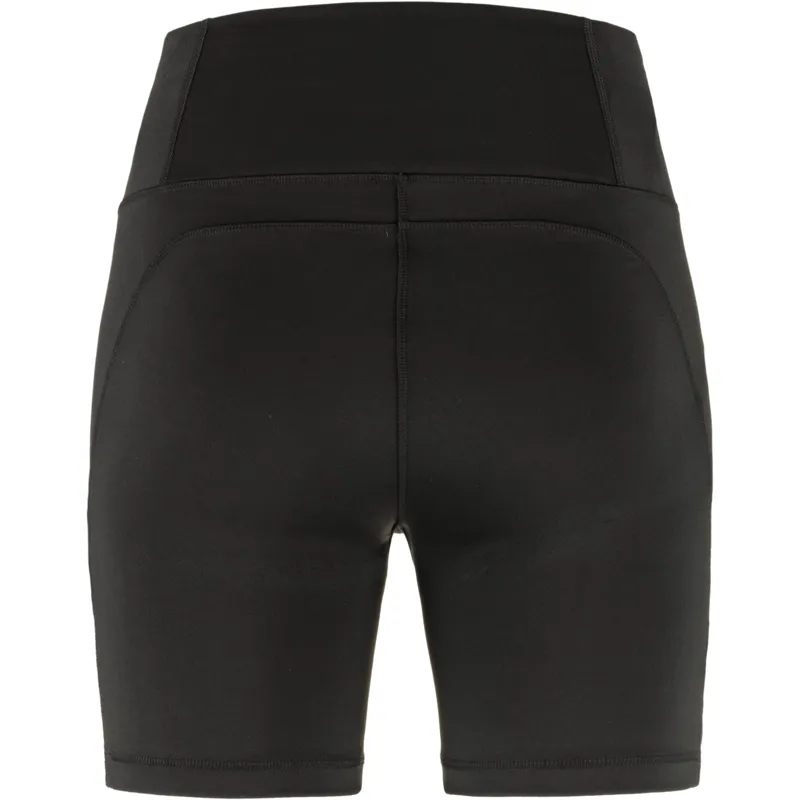 Fjallraven Abisko 6 Inch Shorts Tights Womens in Black-1