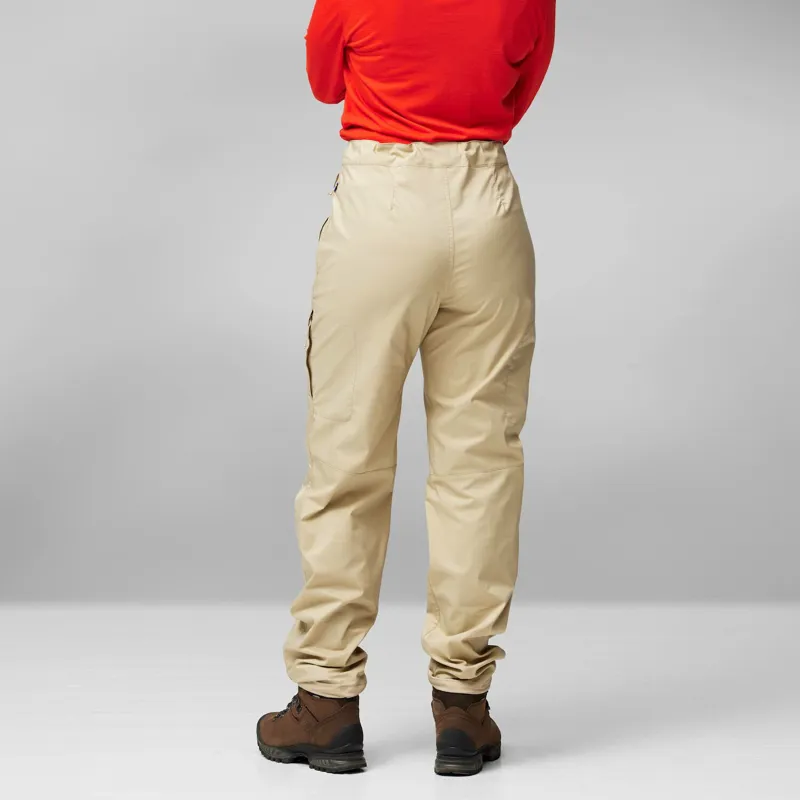 Fjallraven Abisko Hike Trousers Womens in Black-3