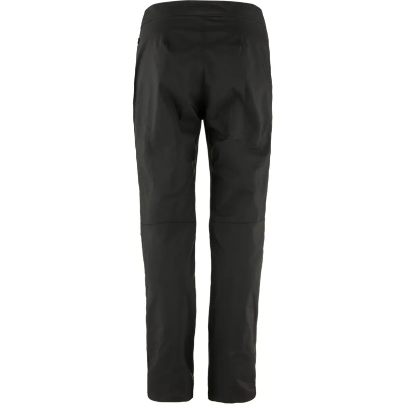 Fjallraven Abisko Hike Trousers Womens in Black-1