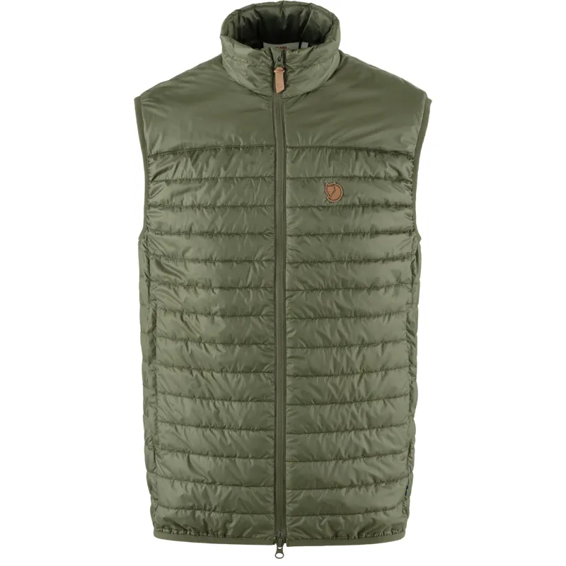 Fjallraven Abisko Padded Vest Mens in Laurel Green