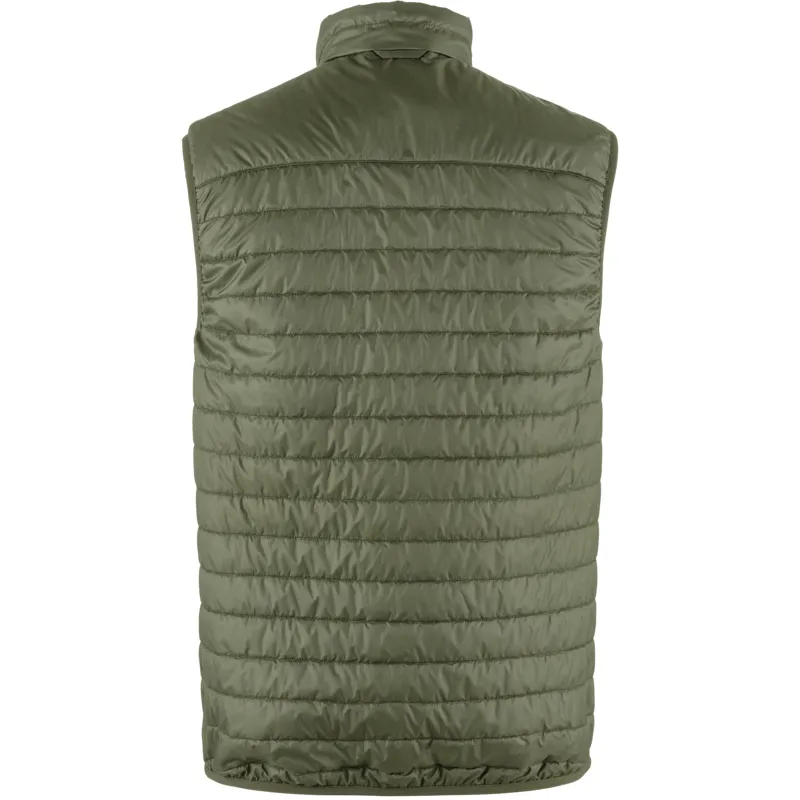 Fjallraven Abisko Padded Vest Mens in Laurel Green-1
