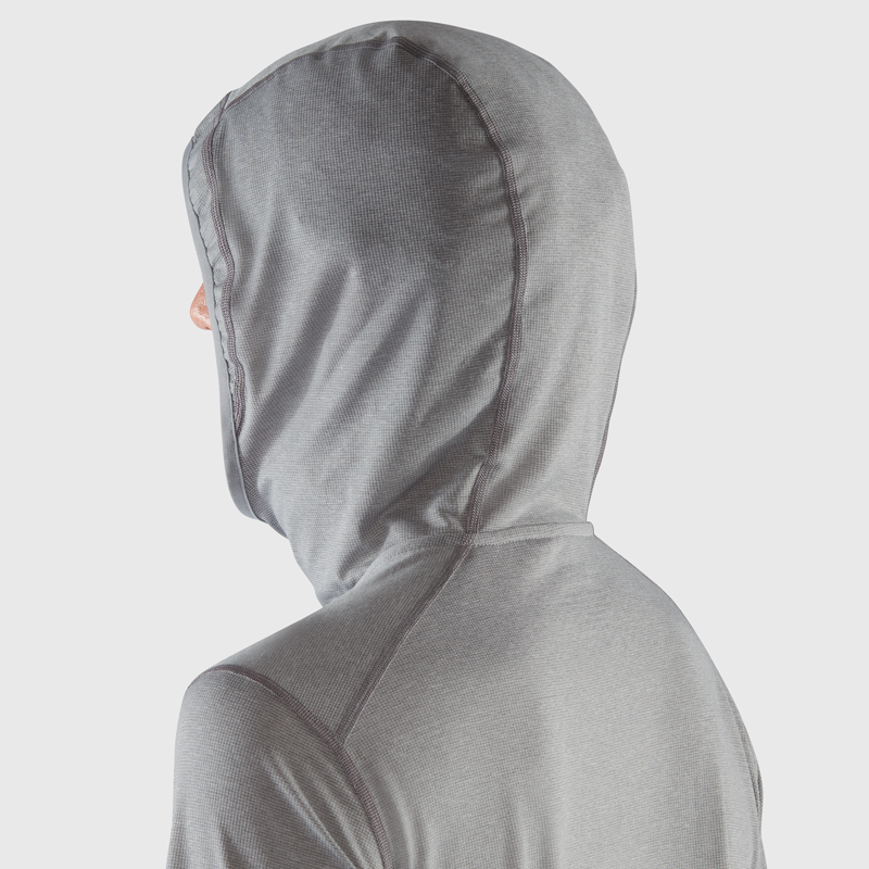 Fjallraven Abisko Sun Hoodie Mens in Flame Orange-5