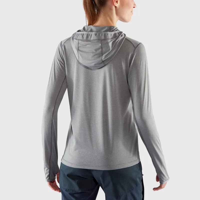 Fjallraven Abisko Sun Hoodie Womens in Ultramarine-3
