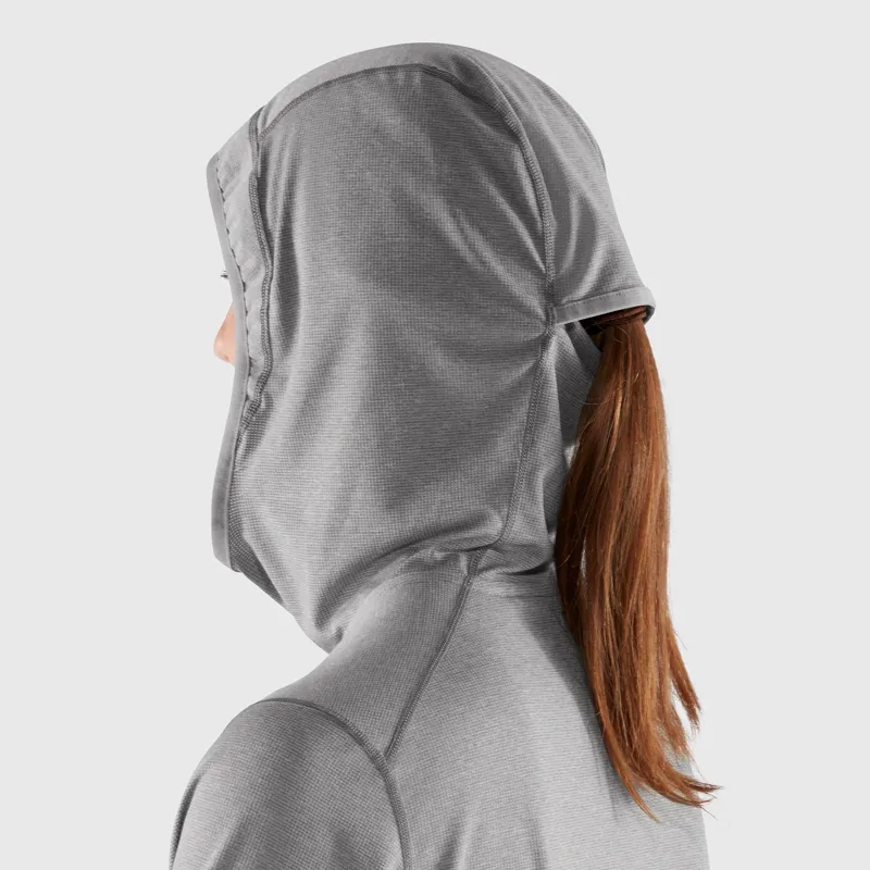 Fjallraven Abisko Sun Hoodie Womens in Ultramarine-5