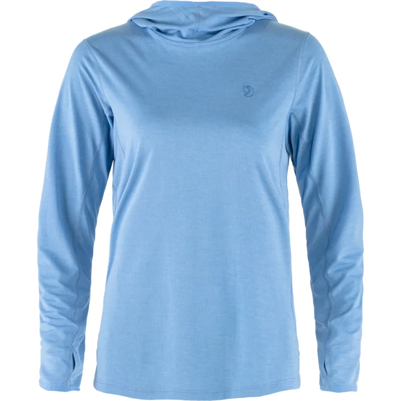 Fjallraven Abisko Sun Hoodie Womens in Ultramarine