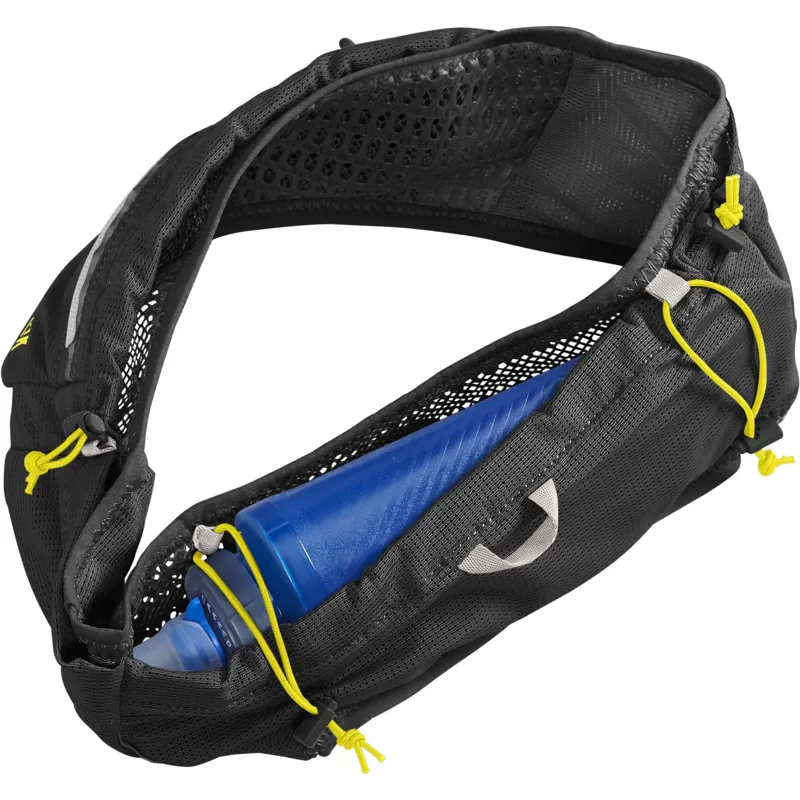 Camelbak Ultra Belt 2L with 500ml Quick Stow Flask in Black/Safety Yellow-1