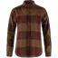 Fjallraven Canada Shirt Womens in Autumn Leaf/Bordeaux Red