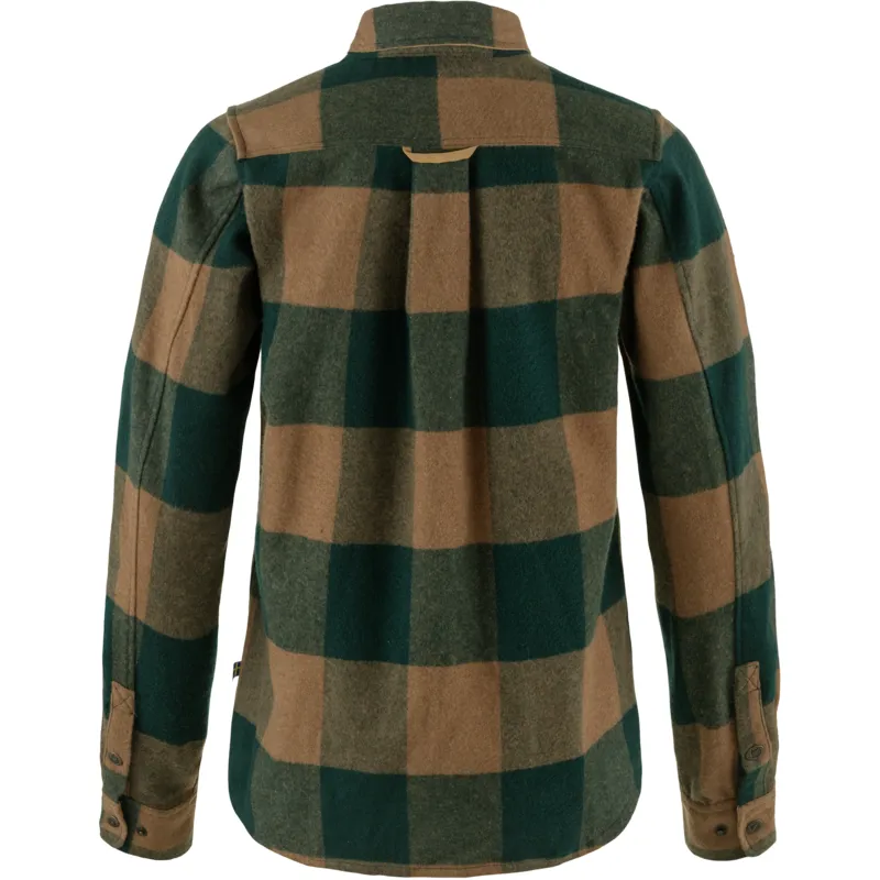 Fjallraven Canada Shirt Womens in Deep Patina/Buckwheat Brown-1
