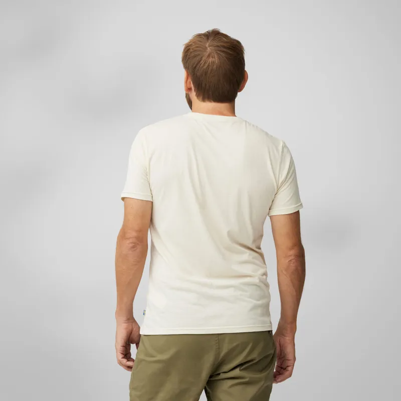 Fjallraven Logo T-Shirt Mens in Laurel Green-3