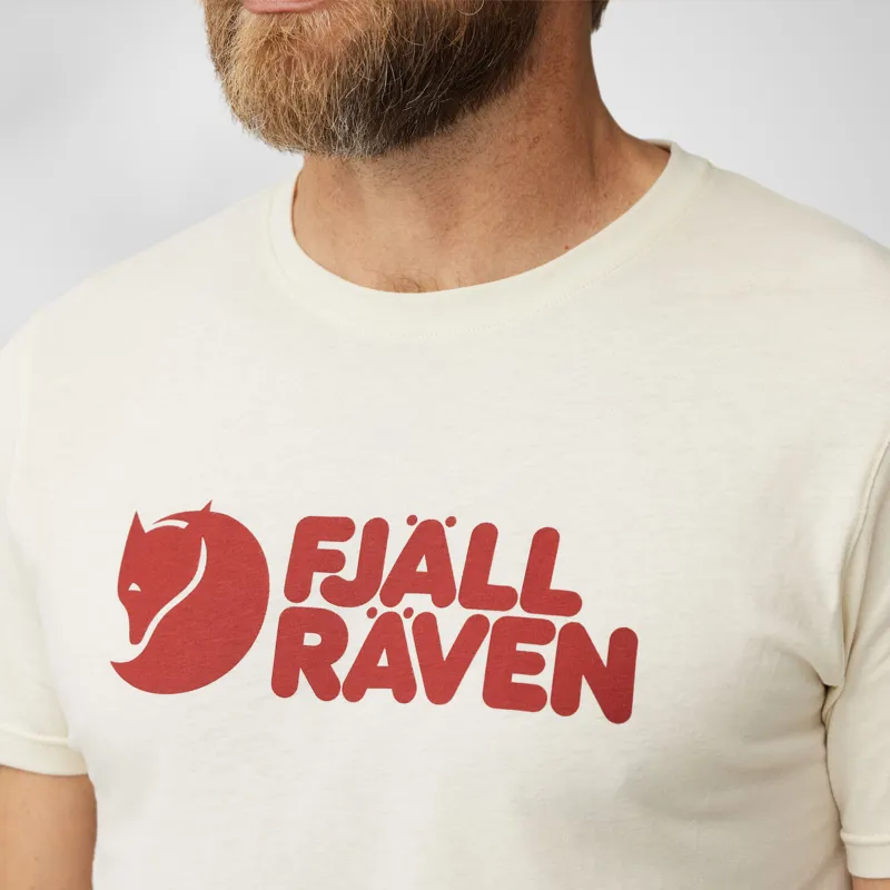 Fjallraven Logo T-Shirt Mens in Laurel Green-4