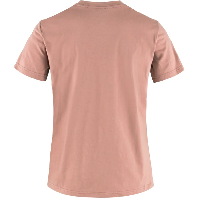 Fjallraven Fox Boxy Logo Tee Womens in Dusty Rose-1