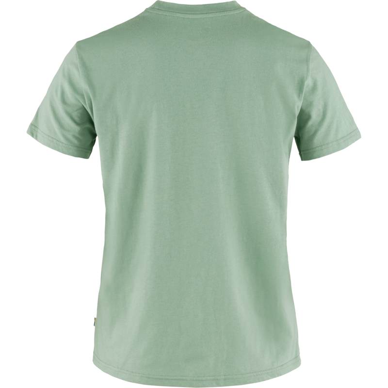 Fjallraven Fox Boxy Logo Tee Womens in Misty Green-1