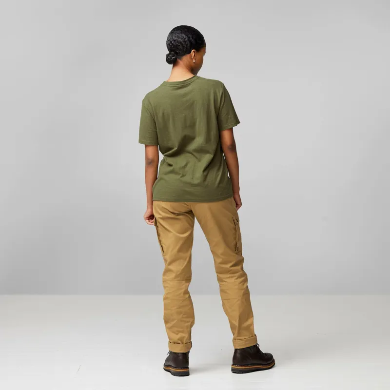 Fjallraven Hemp Blend T-Shirt Womens in Green-3