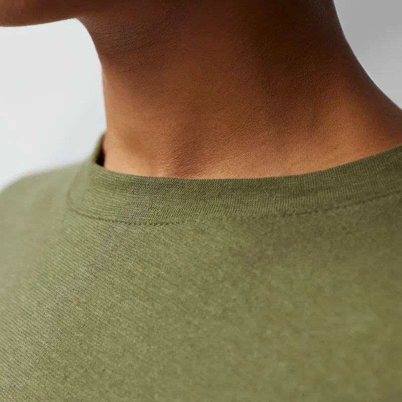 Fjallraven Hemp Blend T-Shirt Womens in Green-5