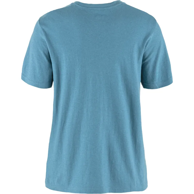 Fjallraven Hemp Blend T-Shirt Womens in Dawn Blue-1
