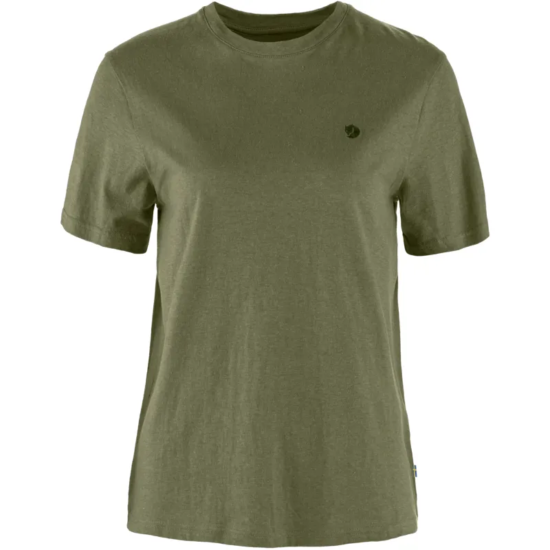 Fjallraven Hemp Blend T-Shirt Womens in Green