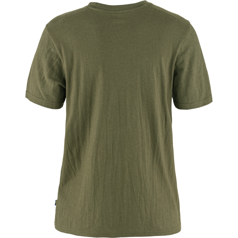 Fjallraven Hemp Blend T-Shirt Womens in Green-1