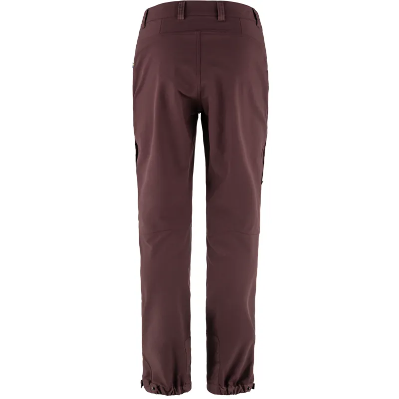 Fjallraven Keb Agile Trousers Womens in Port-1