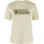 Fjallraven Lush Logo T-Shirt Womens in Chalk White