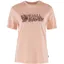 Fjallraven Lush Logo T-Shirt Womens in Chalk Rose