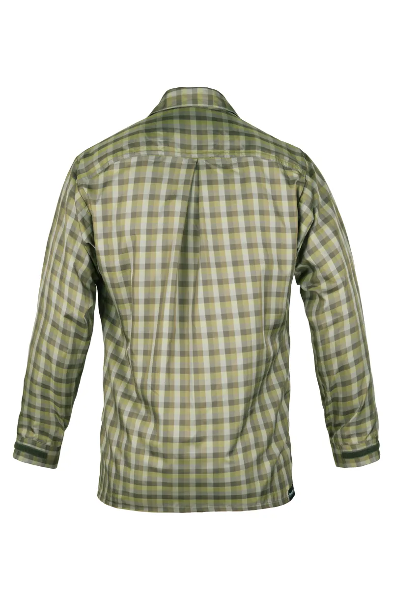 Paramo Katmai Light Long Sleeve Shirt Mens in Broadleaf Check-2