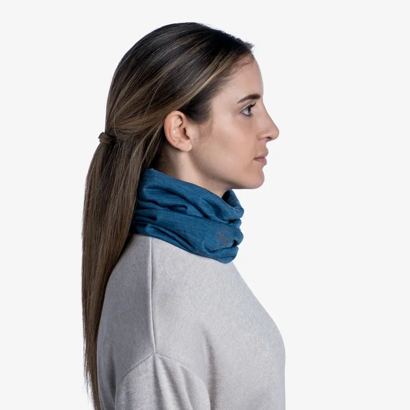 Buff Merino Lightweight in Solid Dustyblue-1