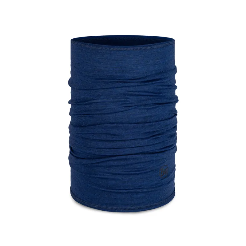 Buff Merino Lightweight Neckwear in Solid Cobalt