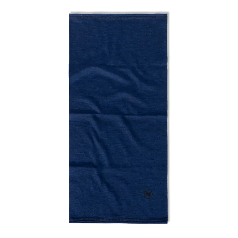 Buff Merino Lightweight Neckwear in Solid Cobalt-1