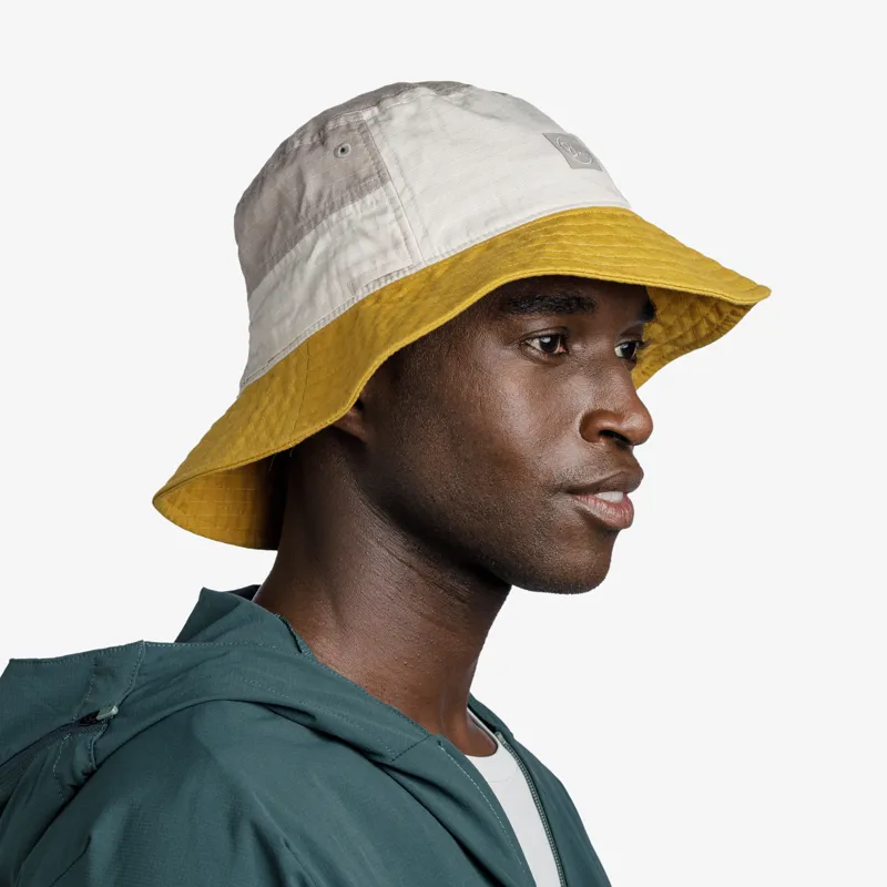 Buff Sun Bucket Hat in Ocher-5