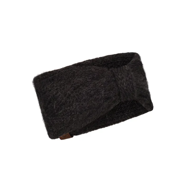 Buff Knitted Headband in Caryn Graphite