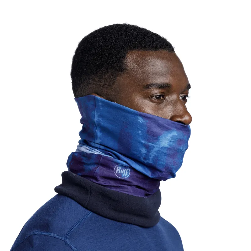 Buff Polar Neck Gaiter in Malom Blue-4